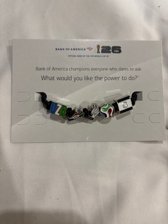 Bank of America | Jewelry | Fifa 226 Uzbekistan Charm Bracelet Large ...